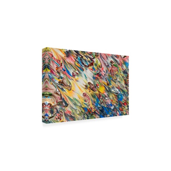 Mark Lovejoy 'Abstract Splatters Lovejoy 5' Canvas Art,22x32